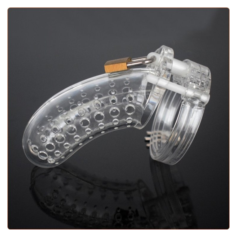 FUKR Cage de chasteté Perforated 9.5 x 3.5 cm Transparente
